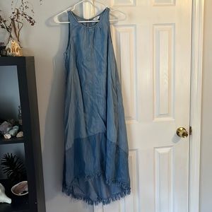 Small Crown & Ivy denim dress with fringe